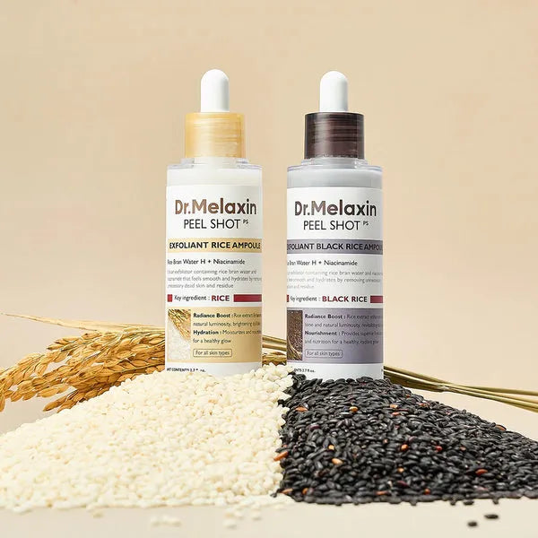 ¡Transforma tu piel en minutos! DrMelaxin Ampolla Rice & Black Rice 30ml