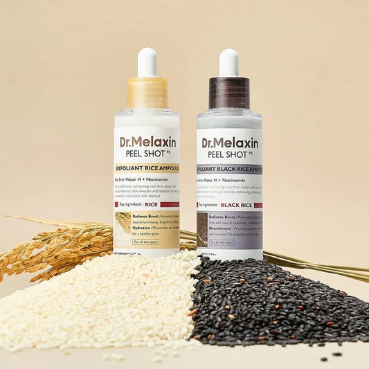 ¡Transforma tu piel en minutos! DrMelaxin Ampolla Rice & Black Rice 30ml
