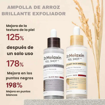 ¡Transforma tu piel en minutos! DrMelaxin Ampolla Rice & Black Rice 30ml